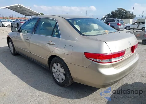 2003 Honda Accord 2.4 Lx from USA, damaged, VIN 1HGCM56303A094607